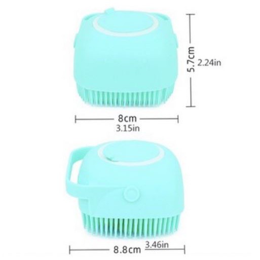 (NCS) Sikat Mandi Dispenser Sabun Body Silicone Scrubber Bath Brush Shower Sikat Badan Silikon