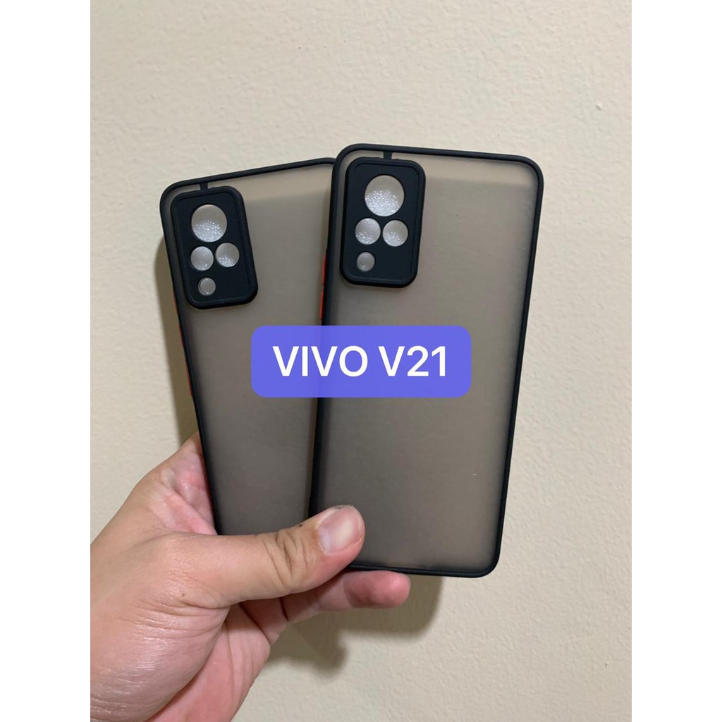 VIVO V23 5G Y75 5G V23e Y33S Y53S V21 4G V21 5G V20 2021 Y51A Y51 A CASE HARDCASE DOFF SOFT MATTE TRANSPARAN PROTECT CAMERA HARD MACARON COLOUR WARNA CASING COVER PELINDUNG KAMERA V23 e