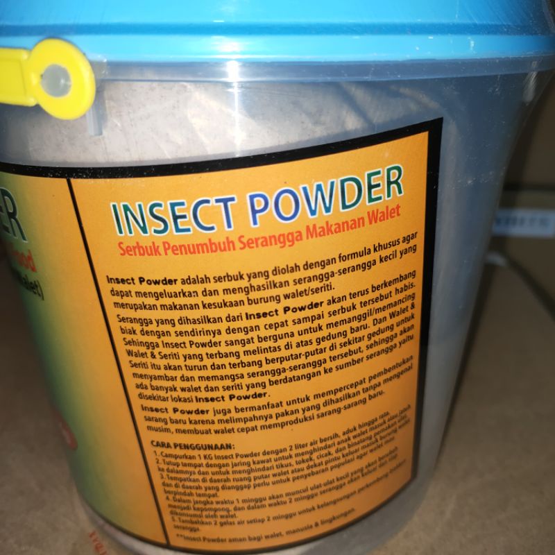 INSECT POWDER SERBUK PENUMBUH SERANGGA MAKANAN 1KG