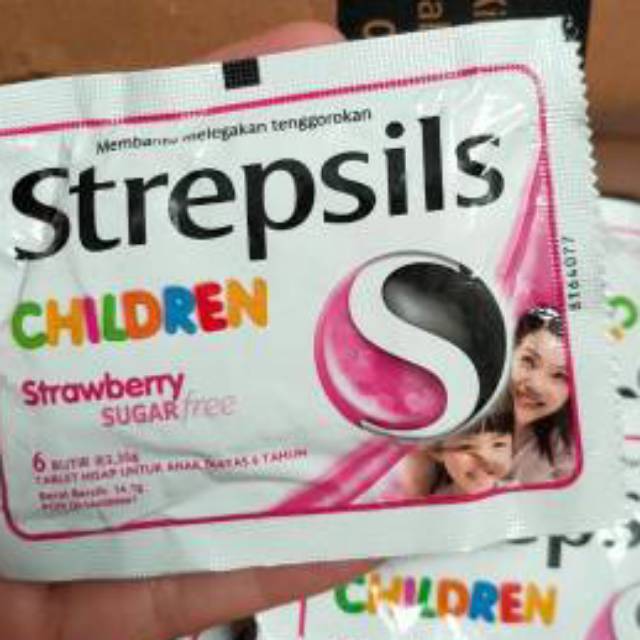 Strepsils children buat anak anak isi 6 pcs