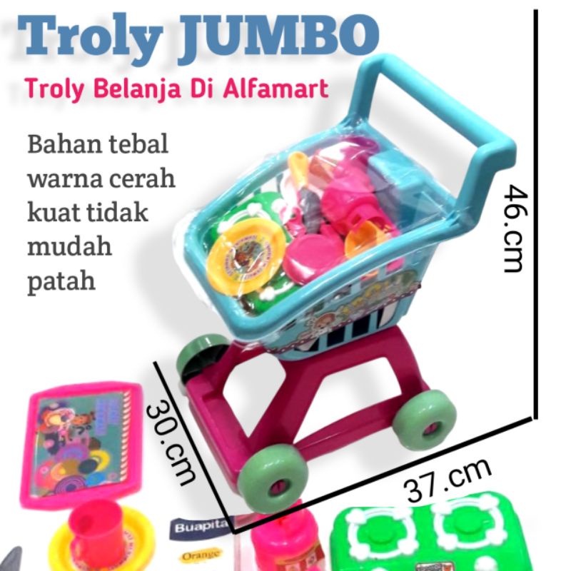 Mainan Trolley Belanja Supermarket Mainan Belanja SUPERMARKET Mainan