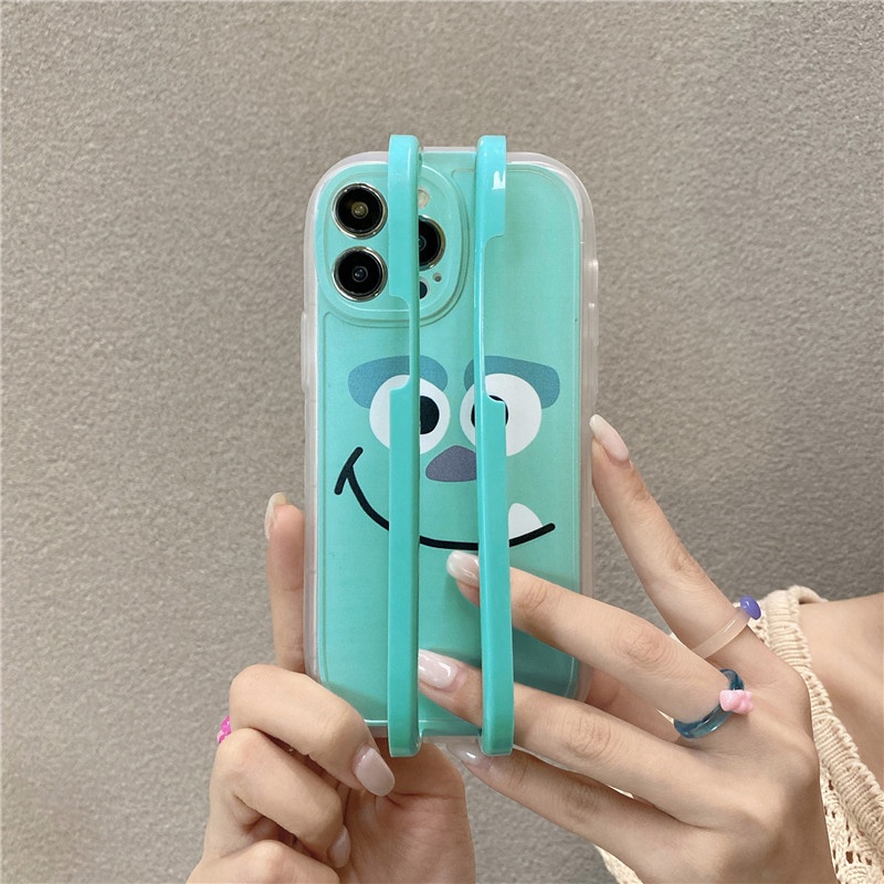 Case Motif Monster Mata Besar Untuk IPhone 11 12 13 Pro Max X XS Max XR 7 8 Plus