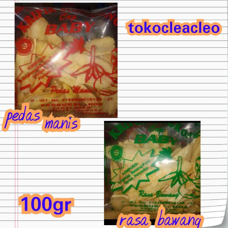 

KRIPIK SINGKONG CAP BABY 100gr