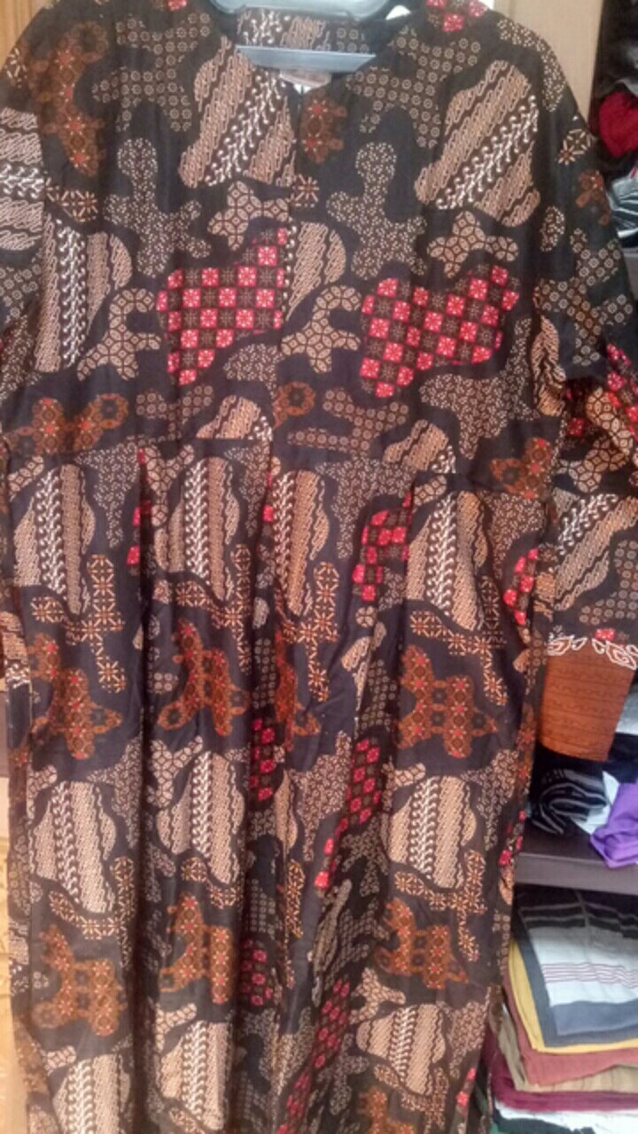 Batik Gamis Wanita S M L Xl Xxl 3xl 4xl 5xl 6xl 7xl