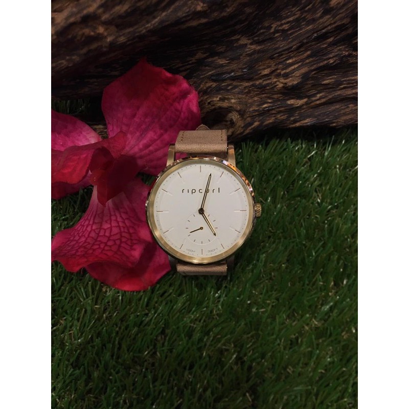 Jam tangan ripcurl wanita circa gold leather