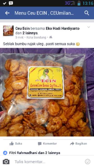 (Free ongkir) Termurah !  Ceu Ecin (Ceumilan Enak Cyiiin...!!