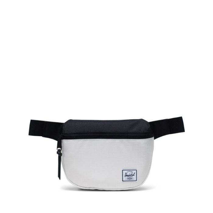 (100% ORIGINAL) Herschel Fifteen Blanc De Black White Ripstop Waist Bag Tas Pinggang Sling Waistbag 