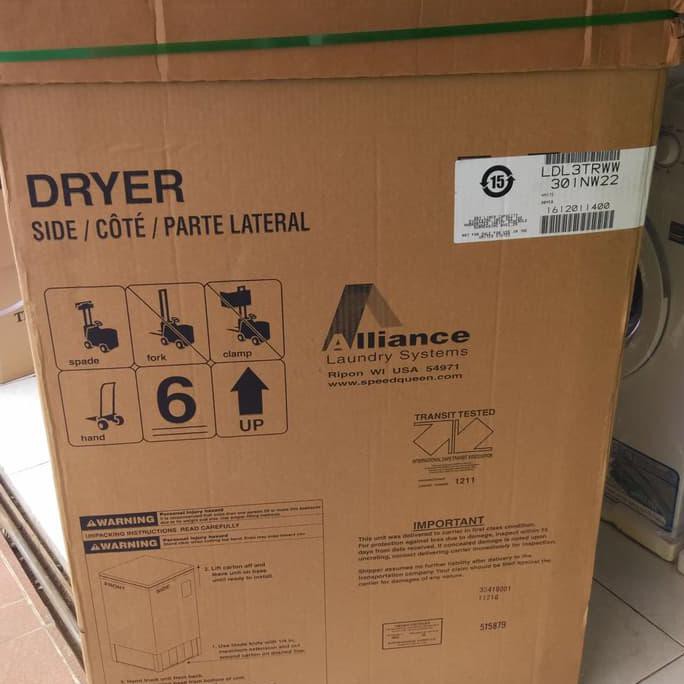 Mesin Pengering Pakaian Dryer Laundry Speedqueen 10.5 Kg Asli Gas Usa