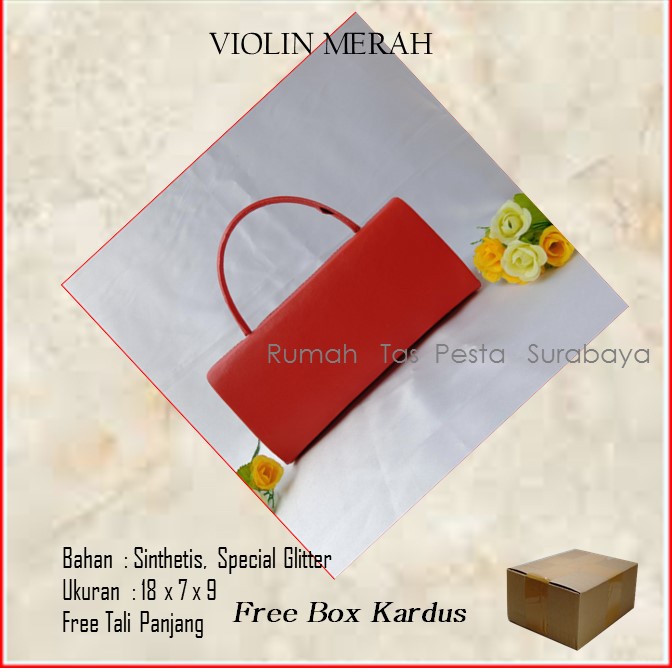 Tas Termurah,Tas Bagus,Tas Unik,VIOLIN MERAH