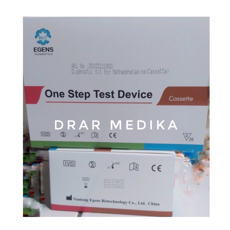 alat tes narkoba MET card egens isi 25 tes murah akurat