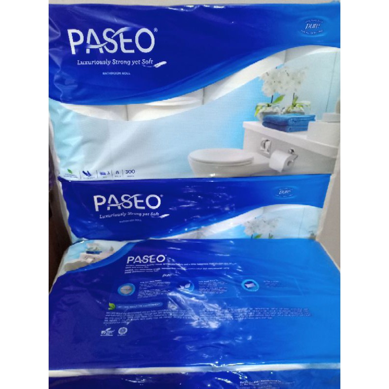 Tissue PASEO toilet elegant 8 roll / Tisue tisu gulung wc