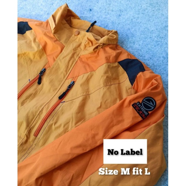 Jaket Outdoor No Label Orange/Jaket outdoor.