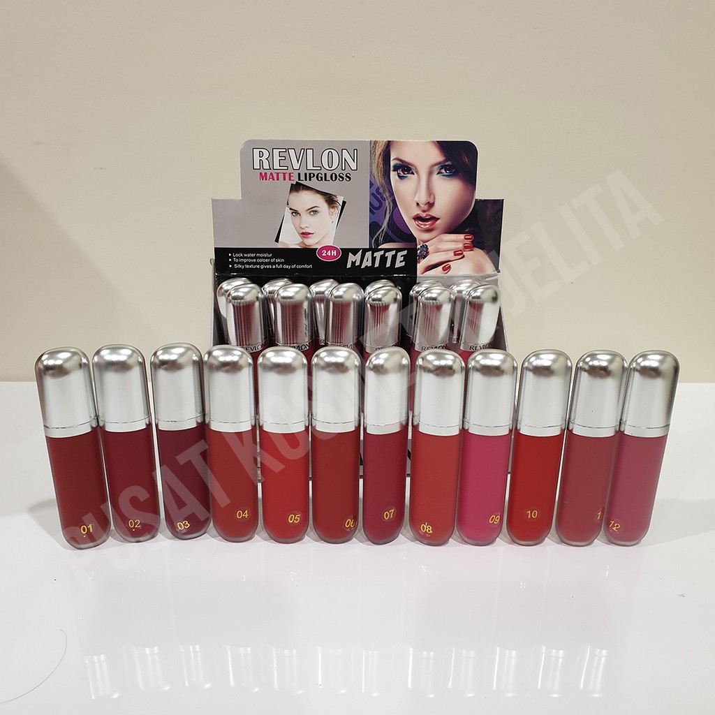 Lipgloss Lipstik Lipcream Matte Revlon (Min. 12 pcs)