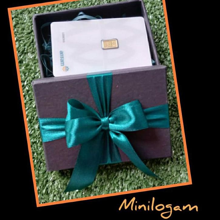 

[PRODUK 6WTTO] Paket kotak kado kecil/mini , /box logam mulia/lm, hadiah,hampers,souvenir (10x7x3) DNE