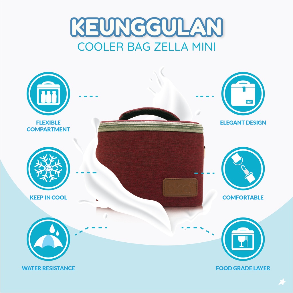 BKA Cooler Bag Asi Zella Mini Series Tas Penyimpanan ASI