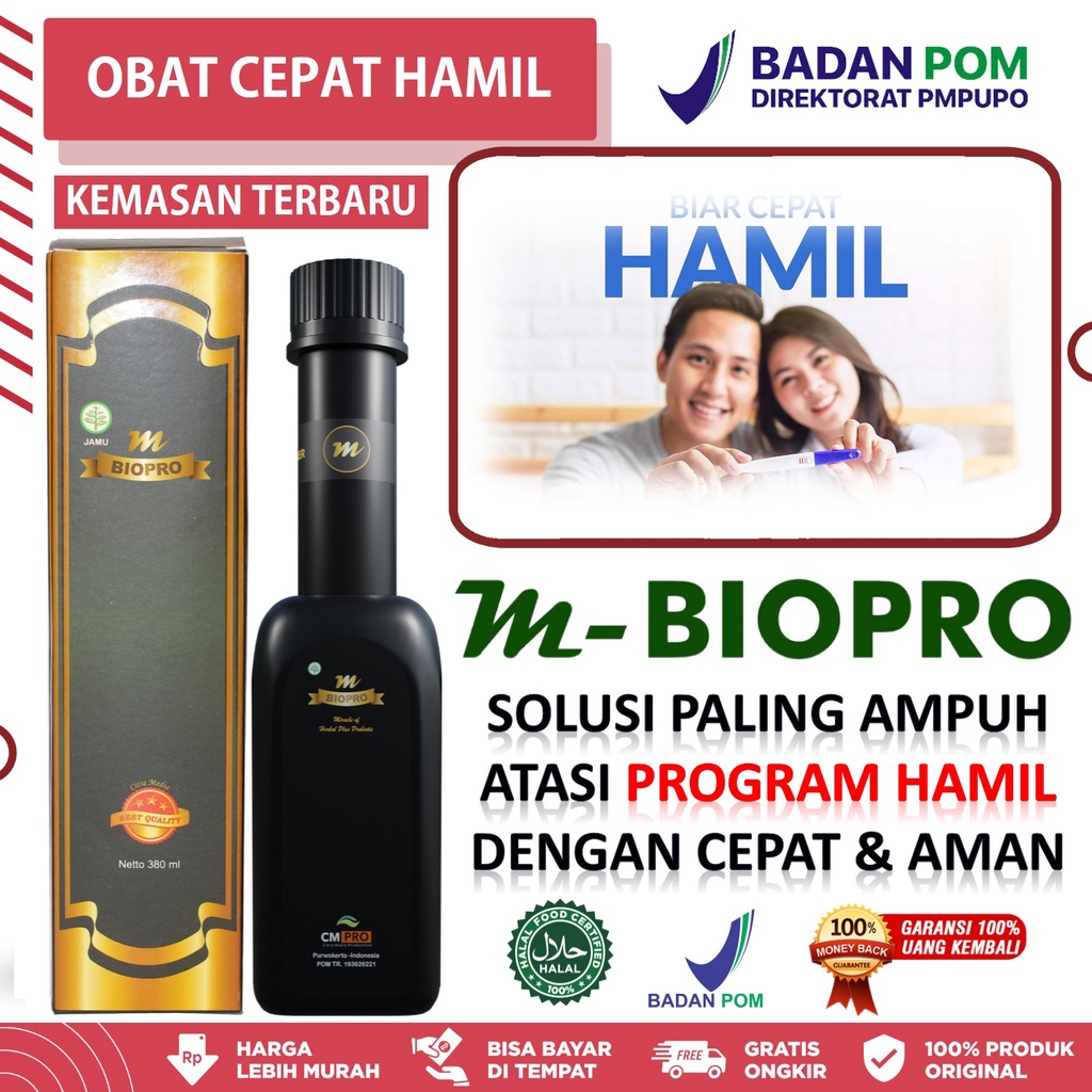 Obat Promil Cepat Hamil Paling Ampuh untuk Suami Istri | Mbiorpo Halal BPOM
