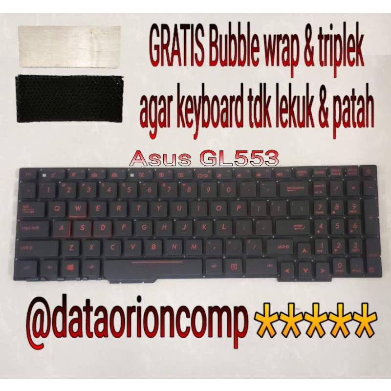 Keyboard Asus ROG GL553, GL553V, GL553VD, GL553VE, GL553VW With Back Light