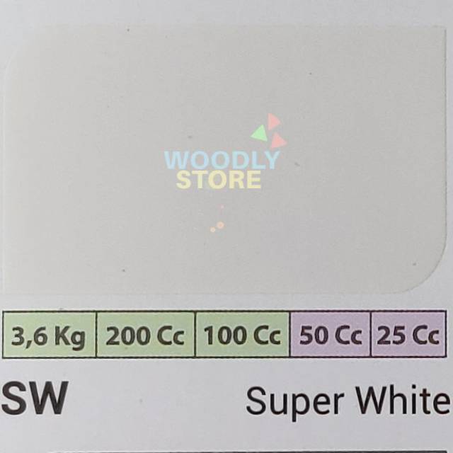 

AVIAN SUPER WHITE SW CAT MINYAK CAT BESI DAN KAYU 200ml