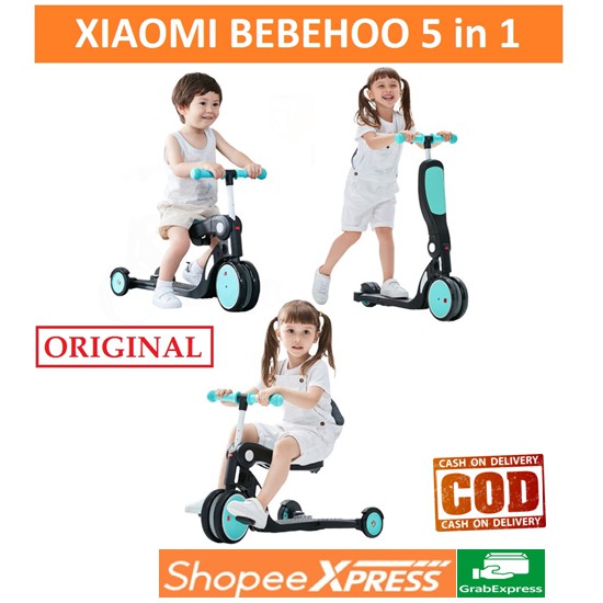 Xiaomi BEBEHOO 5 in 1 Balance Bike Scooter Sepeda Roda Tiga Anak - Sepeda Keseimbangan / Sepeda Anak