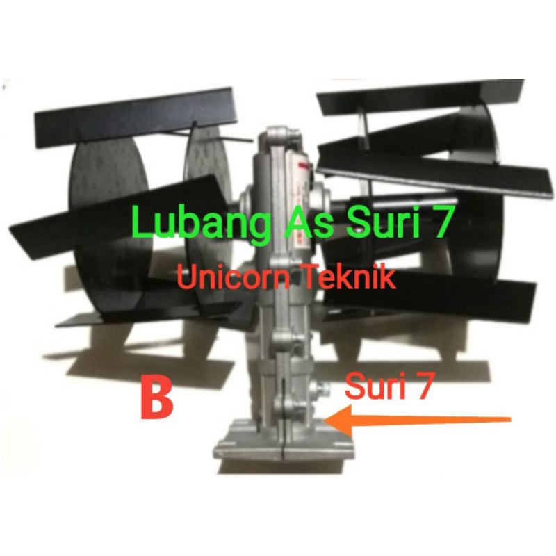 KEPALA BAJAK MINI B / KULTIVATOR BRUSH SURI 7