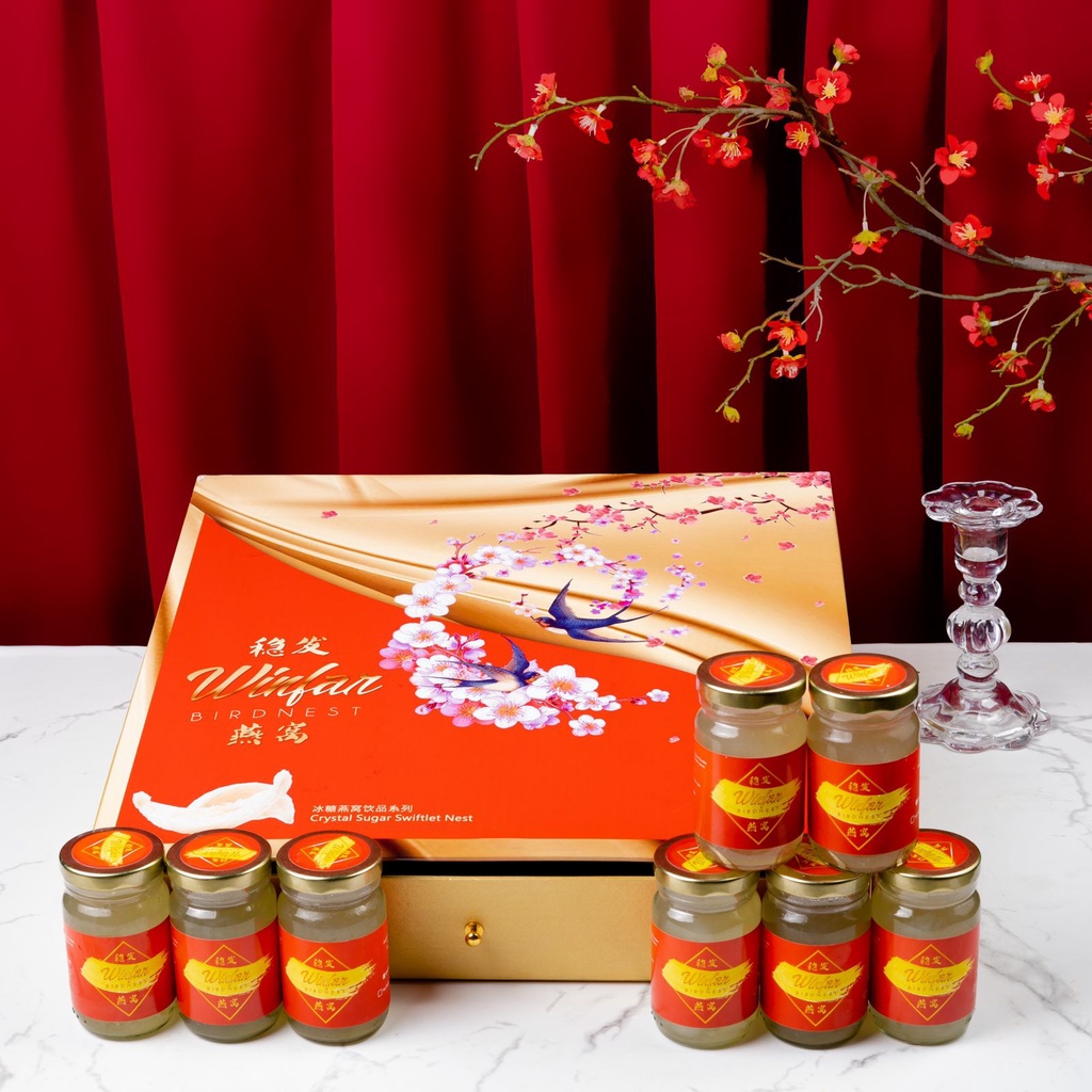 

Hamper Minuman Sarang Burung Walet Winfar Birdnest (8 botol@120ml)