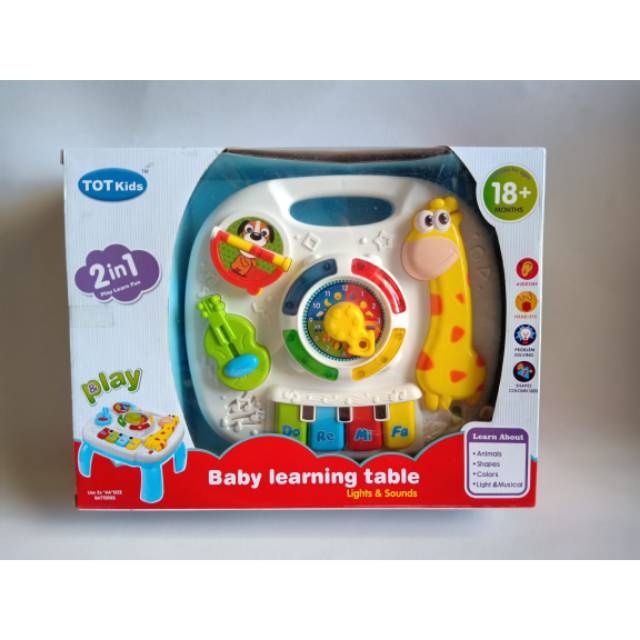 baby learning table