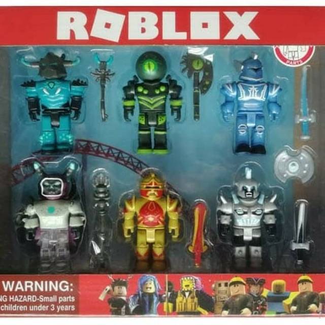 Sm Roblox The Champions Of Roblox 6 Figure Pack Promo - knights of redcliff general roblox