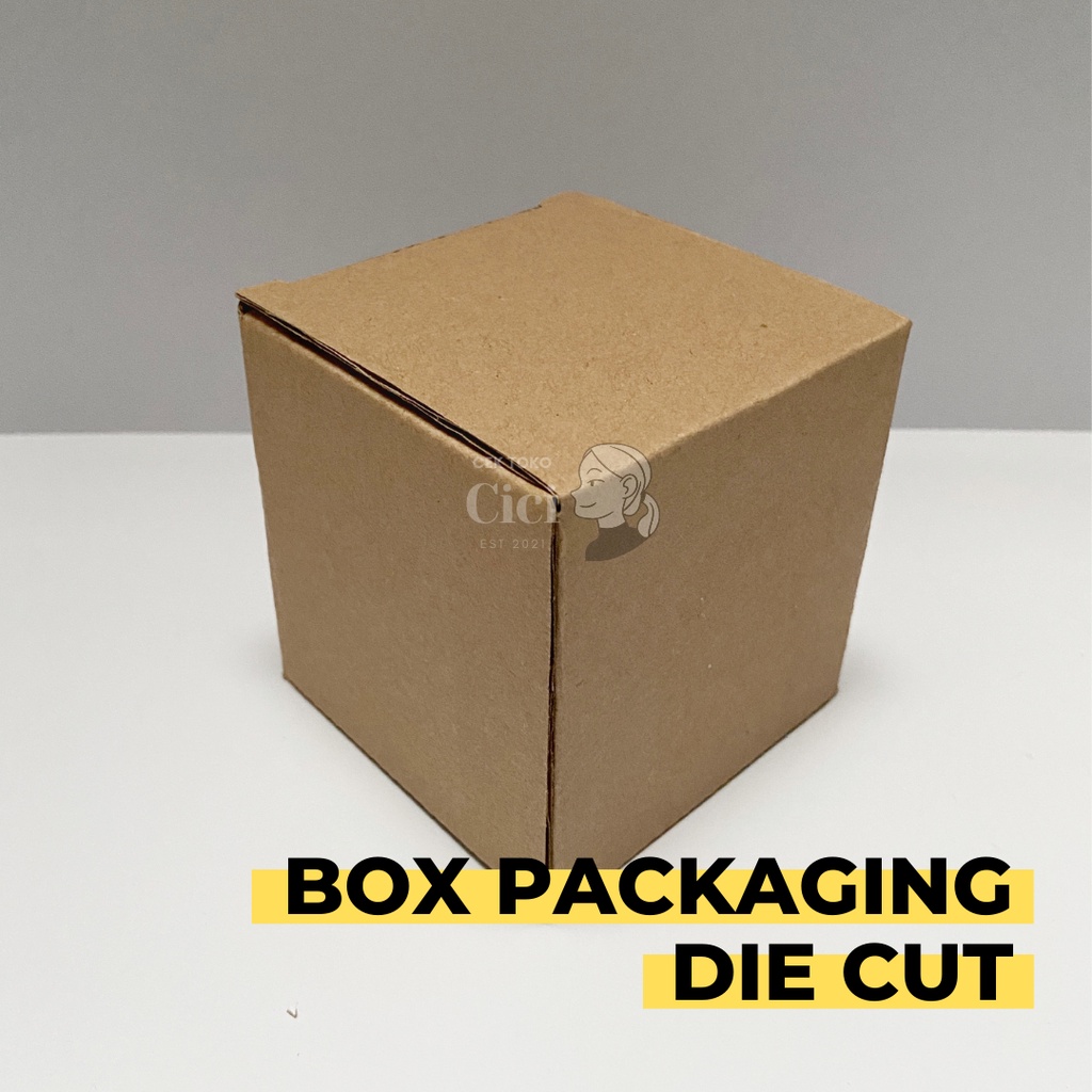 

Box Packaging Die Cut 8x8x8 cm