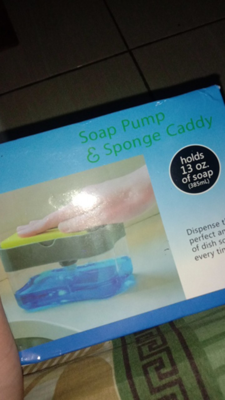 Soap Pumpholder Spons Dispenser Sabun Peralatan Dapur