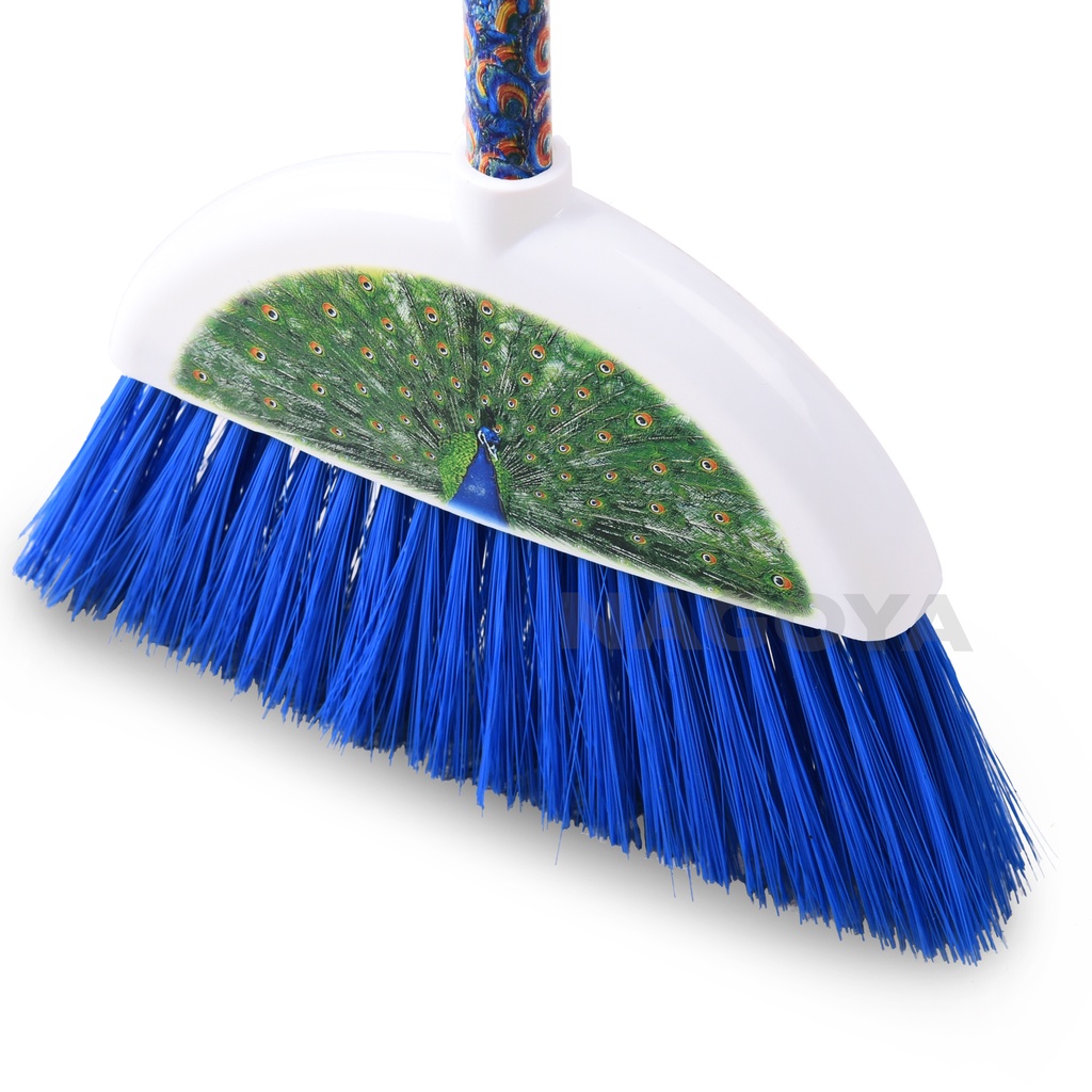 Ktmstore Sapu Nilon Peacock Sapu Plastik Sapu Lantai Broom biru Nagoya 820