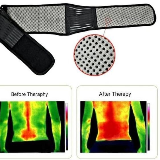 Korset Pemanas Pinggang Kesehatan Waist Tourmaline Self Therapy 3 in 1