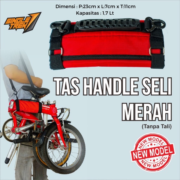 Tas Sepeda Handel Ori mudah dibawa THS Tali Merah