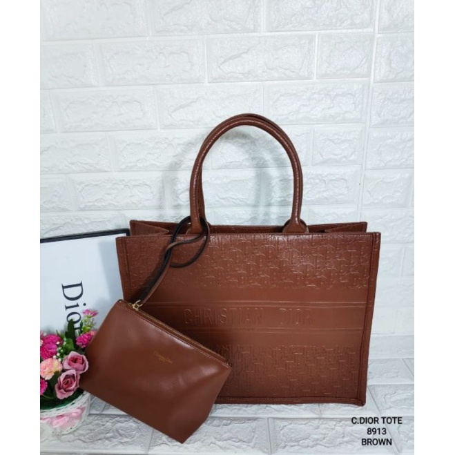 TOTE BAG BAHAN KULIT 2in1 Kode 8913