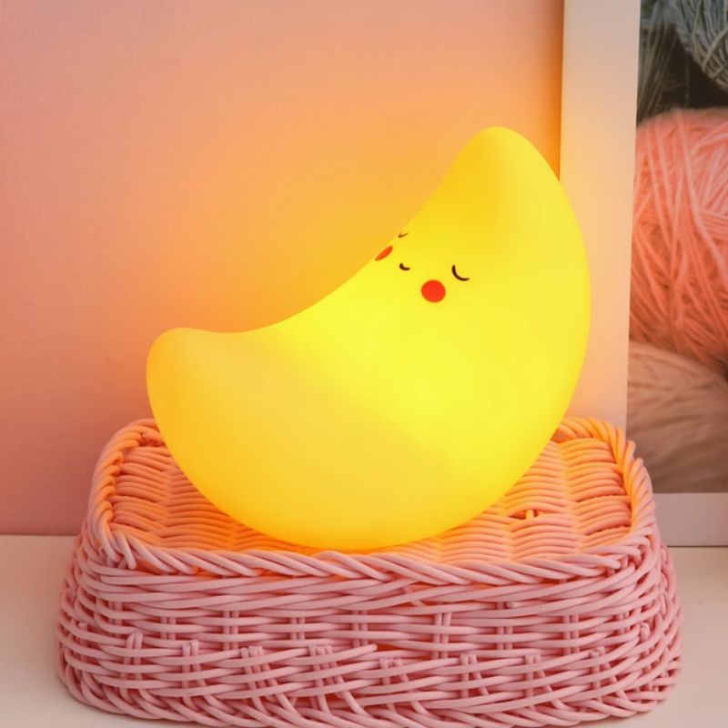 Lampu Tidur LED Karakter Lucu Lampu Hias Meja Kamar Anak Free Baterai