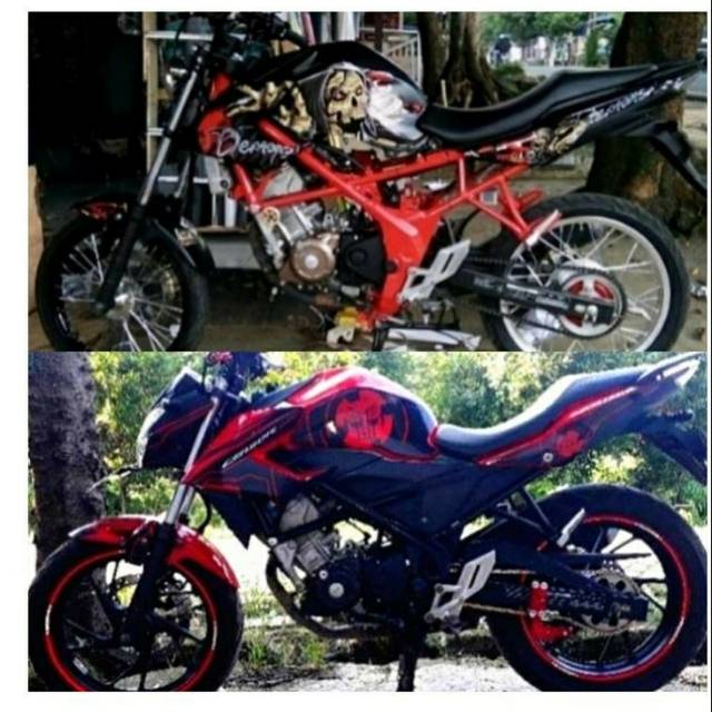 STRIPING ALL NEW CB150R CB  150 R VARIASI  HONDA decal motor 