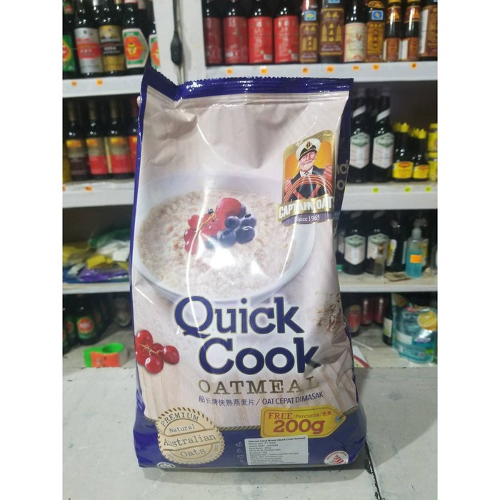

CAPTAIN OATS OATMEAL CEPAT MASAK CAPTAIN OAT QUICK COOK OATMEAL 1KG