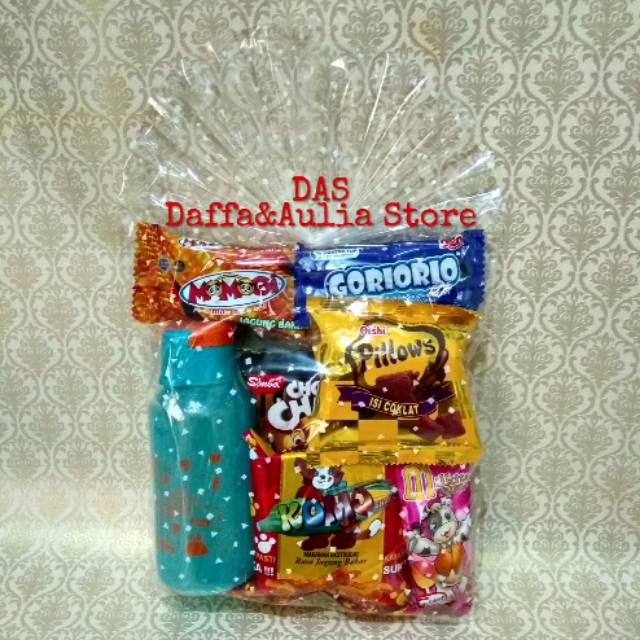  PAKET  SNACK ULANG  TAHUN  BINGKISAN SOUVENIR GOODIE BAG 