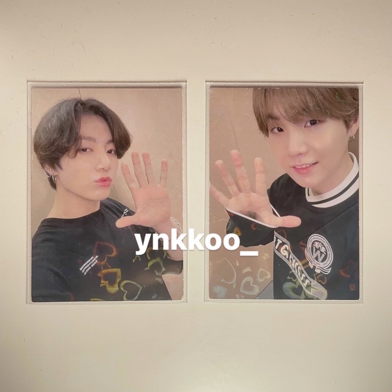bts fc japan jungkook jk suga yoongi fanclub japan blink heart hati blink2 renewal rare photocard pc