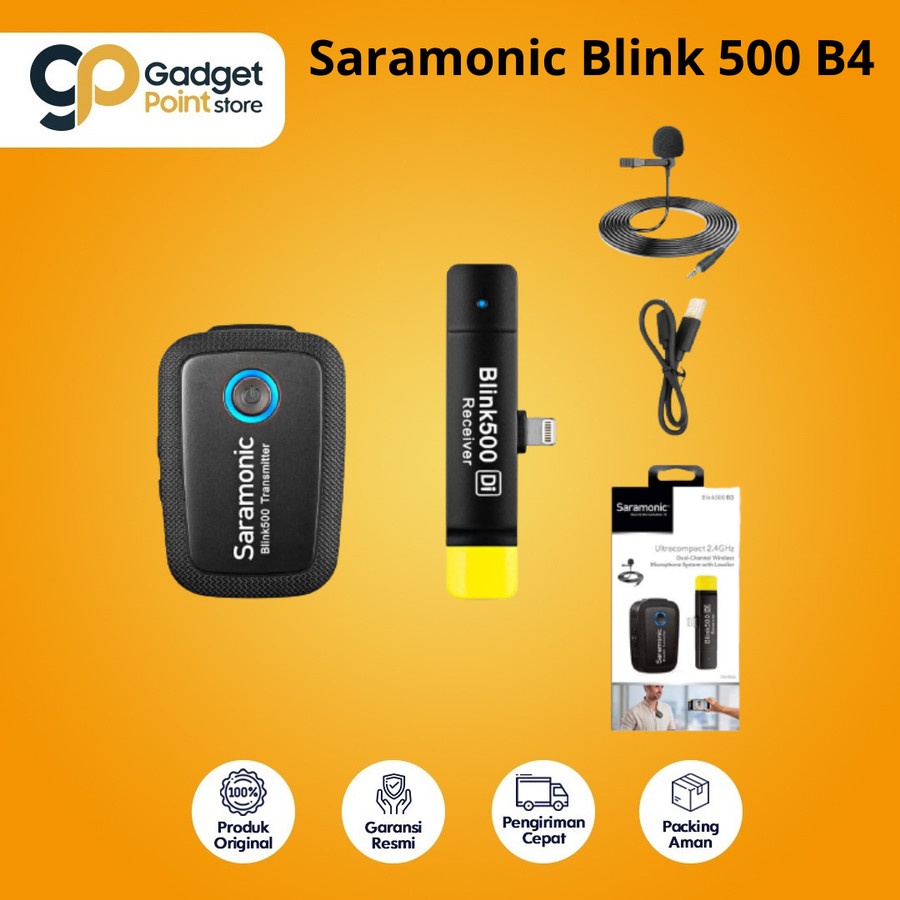 Mic Saramonic Blink 500 B4 2-Person Digital Wireless Omni Lavalier IOS