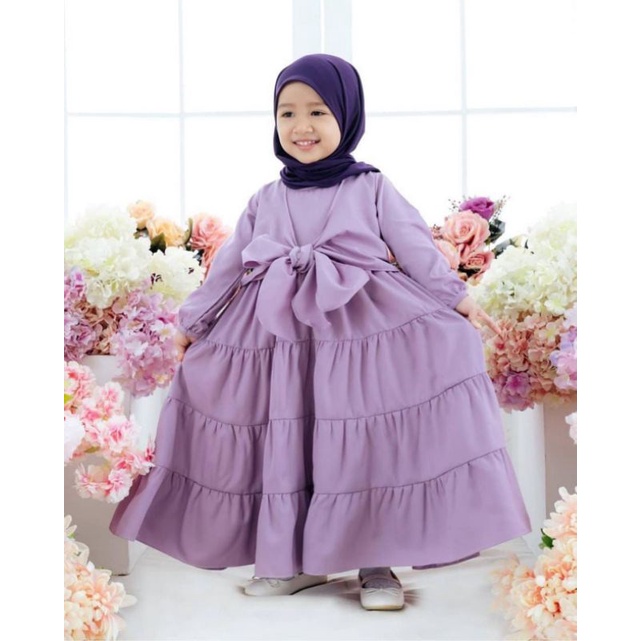 baju muslim anak. baju gamis anak. baju anak perempuan. baju dress anak.Zeeta kids