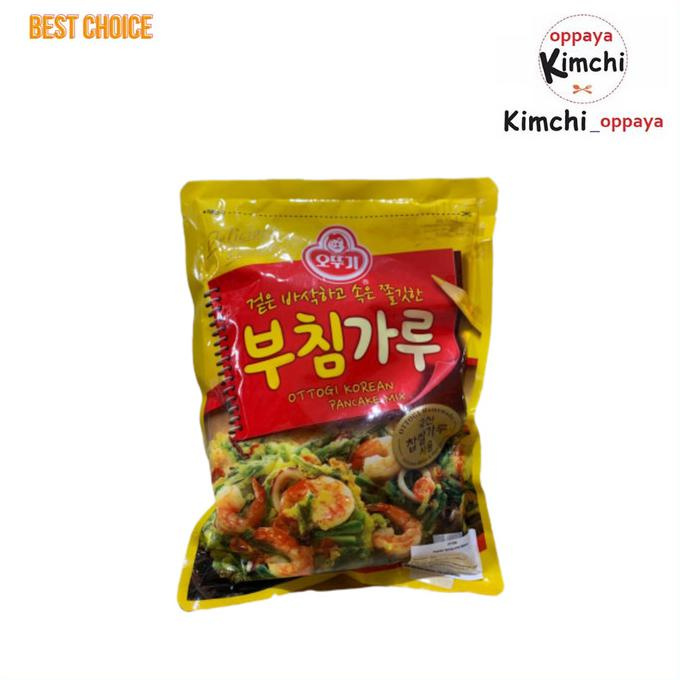 

TERMURAH Ottogi Korean pancake mix tepung kue 500 gram 부침가루 Kode 572