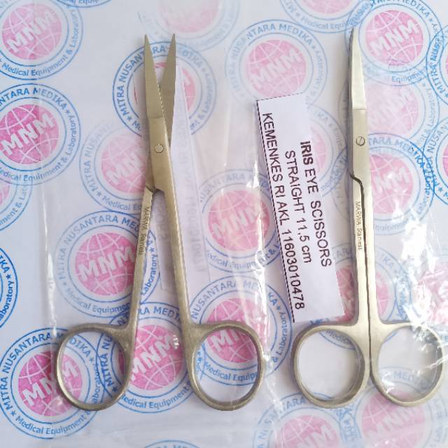 Gunting Mata 11,5cm Marwa Iris Eye Scissors Lurus