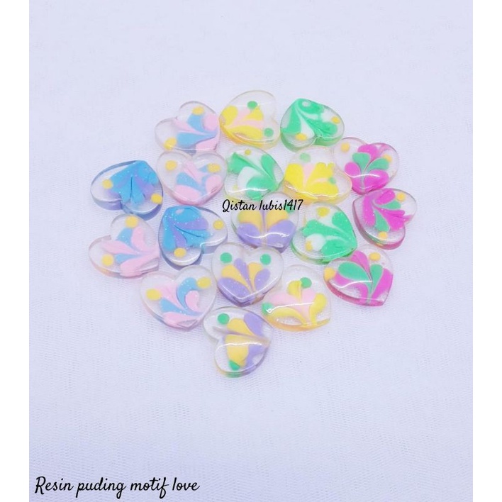 Resin puding