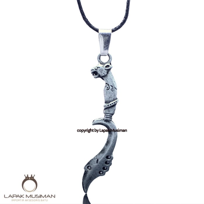 [Bayar di Tempat] Kalung Pria Bandul Kujang Liontin Keren Terbaru Korean Style Distro