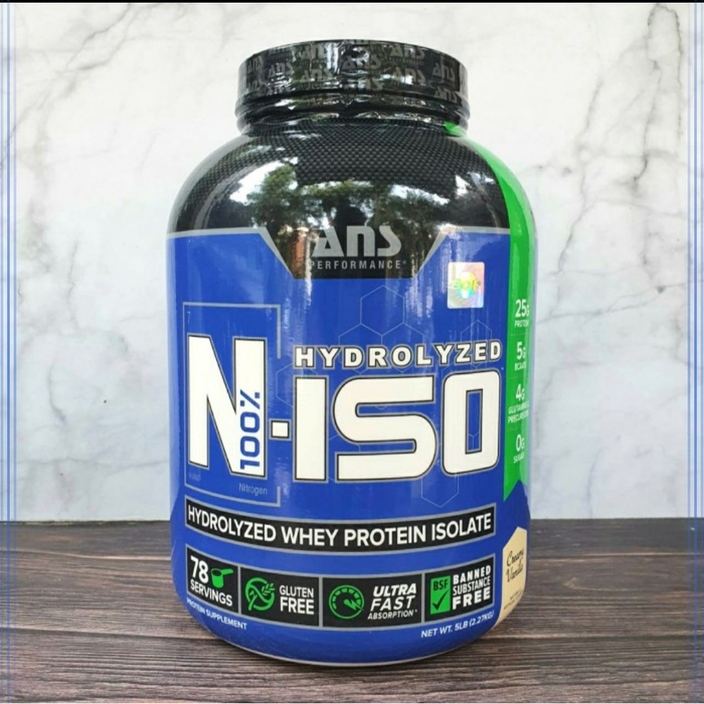 ANS PERFORMANCE N-ISO 5 LBS ISOLATE HYDROLYZED PROTEIN WHEY ANS NISO N ISO 5LBS
