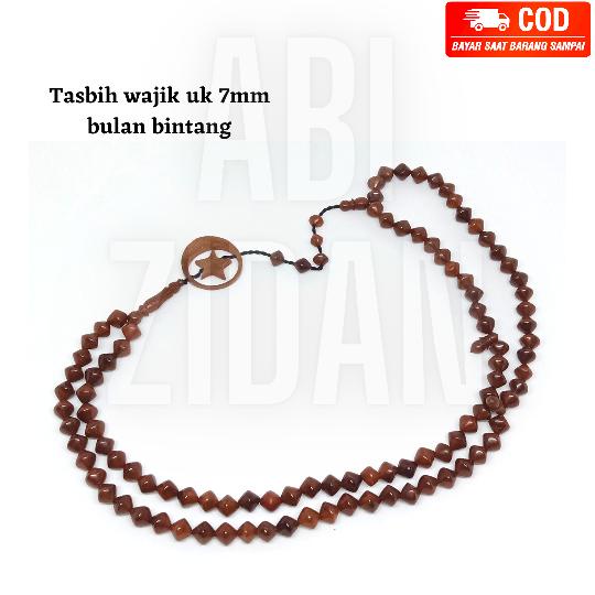 tasbih kokkah kaokah kaukah koka kaoka asli original model wajik bulan bintang uk 7