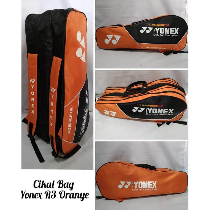 Berkualitas Tas Raket Badminton Merk Yonex 3 Resleting Dolby READY