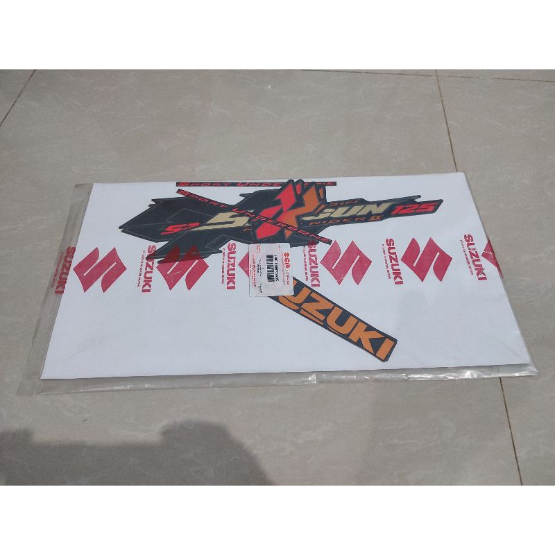 Stiker Striping Listbody Shogun 125 FL Robot NR 2 Original SGP