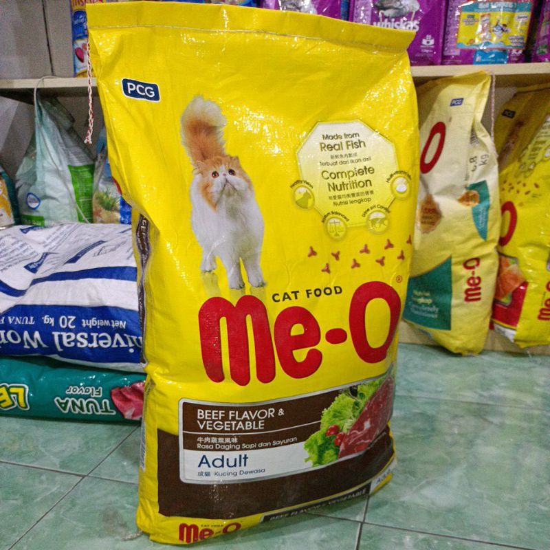 EKSPEDISI MEO BEEF VEGETABLE ADULT 7 KG ( PAKET 2KARUNG)/ MEO