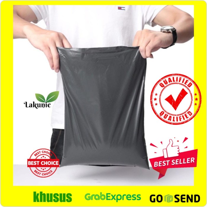 Plastik Polymailer Lakunie uk 50x60 - Hitam, Regular